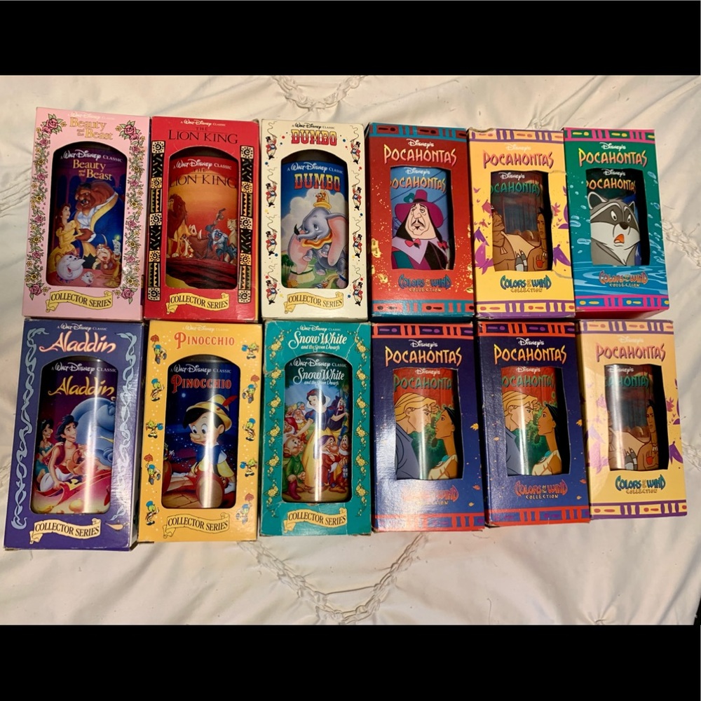 1994 Walt Disney Collections Series cups